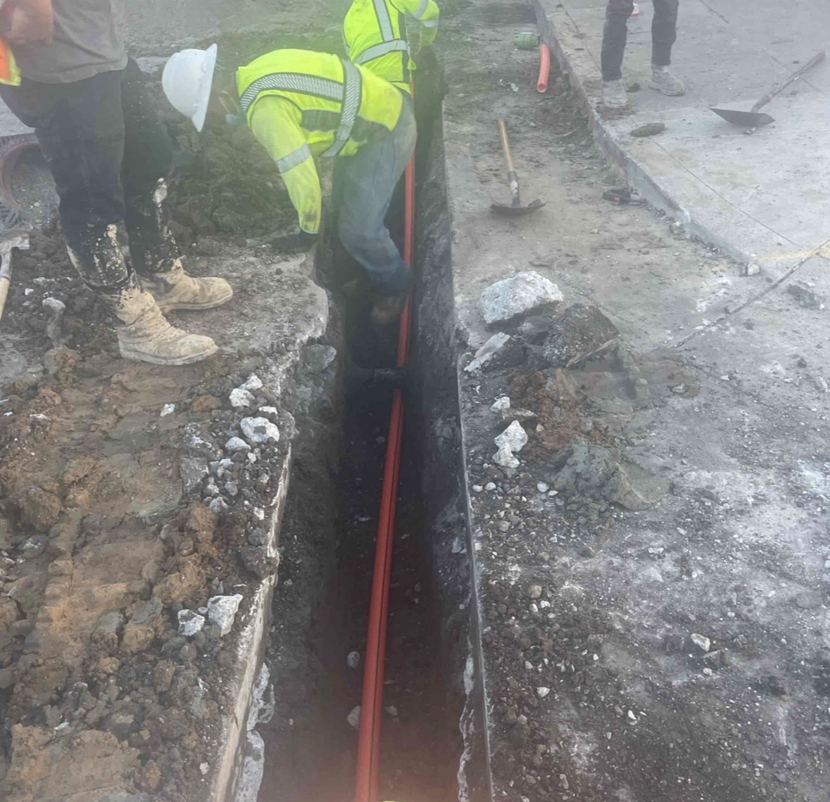 Trenching — Smart Communication Systems field work