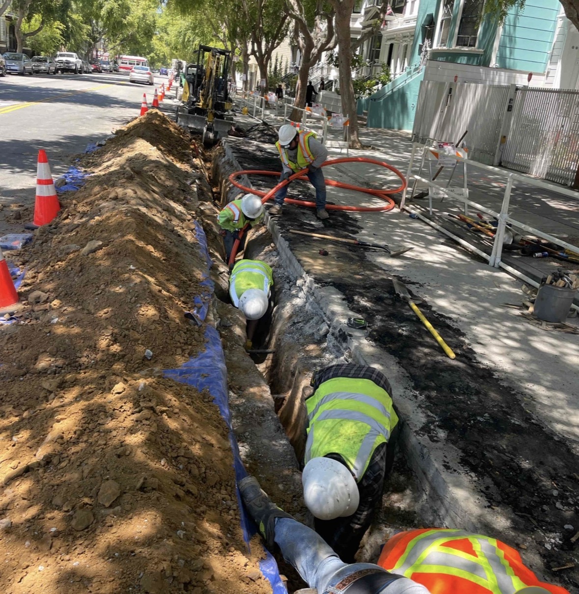 Trenching — Smart Communication Systems field work