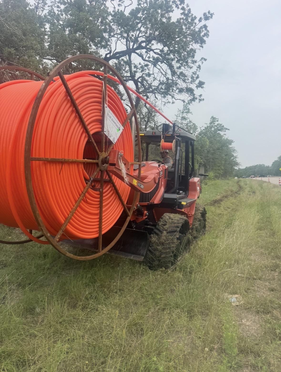 Plow Installation — Smart Communication Systems field work